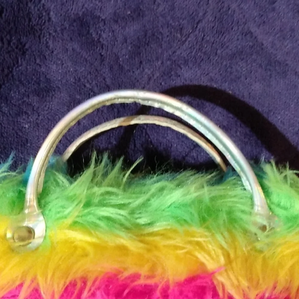 Colorful Faux Fur Kid's Eyeglass Holder